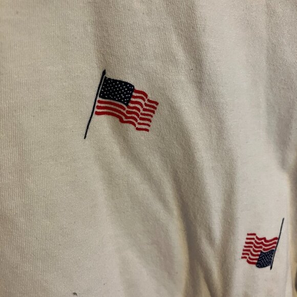 Old Navy - American USA Flag Print Shirt Size XL Men's Crew T-Shirt Patriotic - Picture 4 of 5